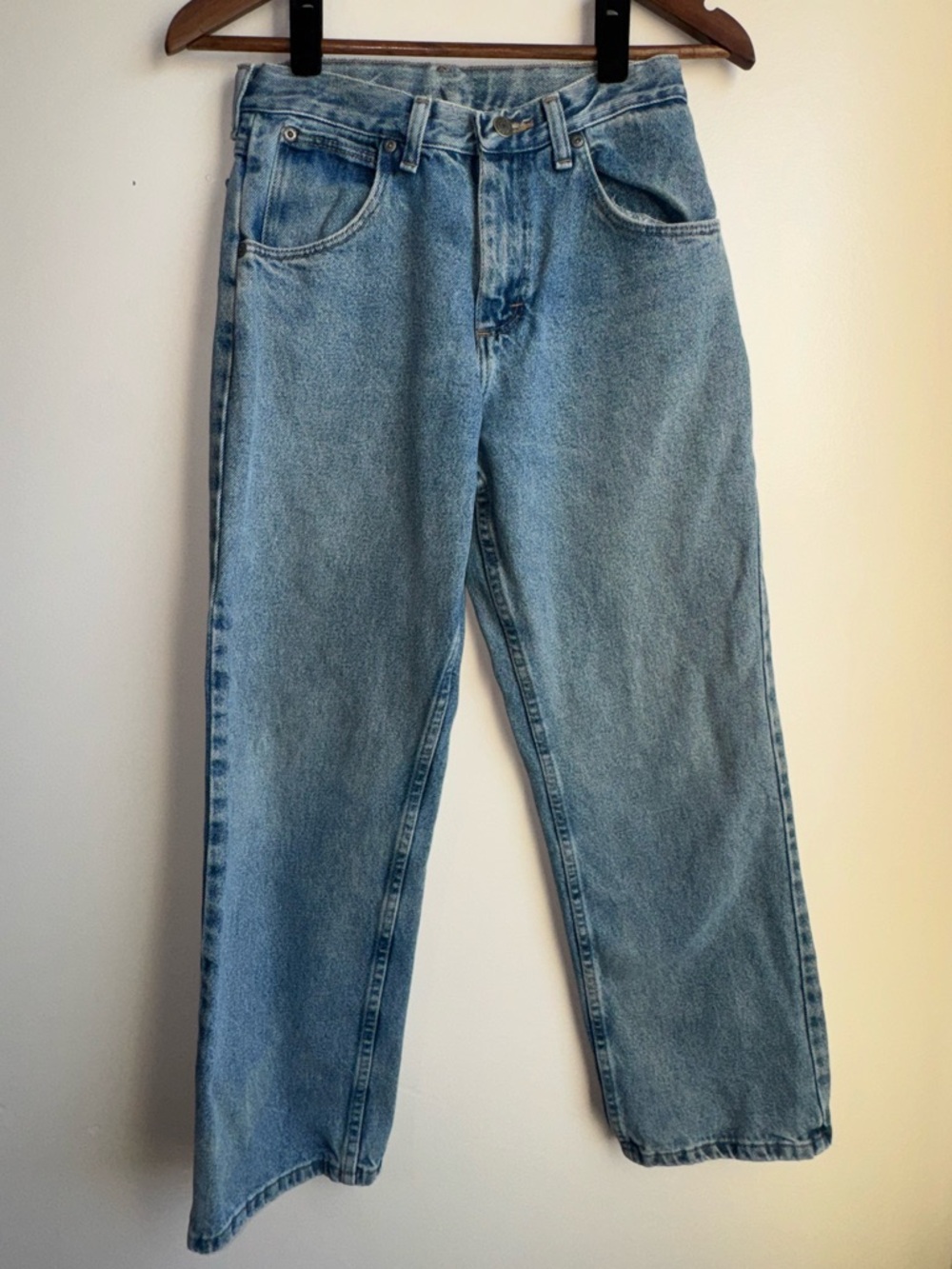 Wrangler Boys 16R Straight Leg Jeans Relaxed Fit Vintage Wash